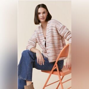 🍁New Fall🍁 Francesca’s Jacquelyn Front Button Space Dye Cardigan